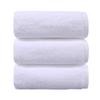 Extra Large 600g Pure Cotton White Bath Towel for Hotels, Guesthouses, and Salons; Customizable with Embroidered Logo