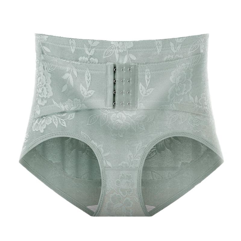 Женское бесшовное нижнее белье с утягивающим эффектом на бедрах и средней талией, компрессионное, стягивающее талию, дышащее, удобное, антибактериальное, треугольное белье