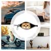 Waterproof Cat Car Sticker Zipper Design Car Window Glass Sticker  Pet Lover Decoration