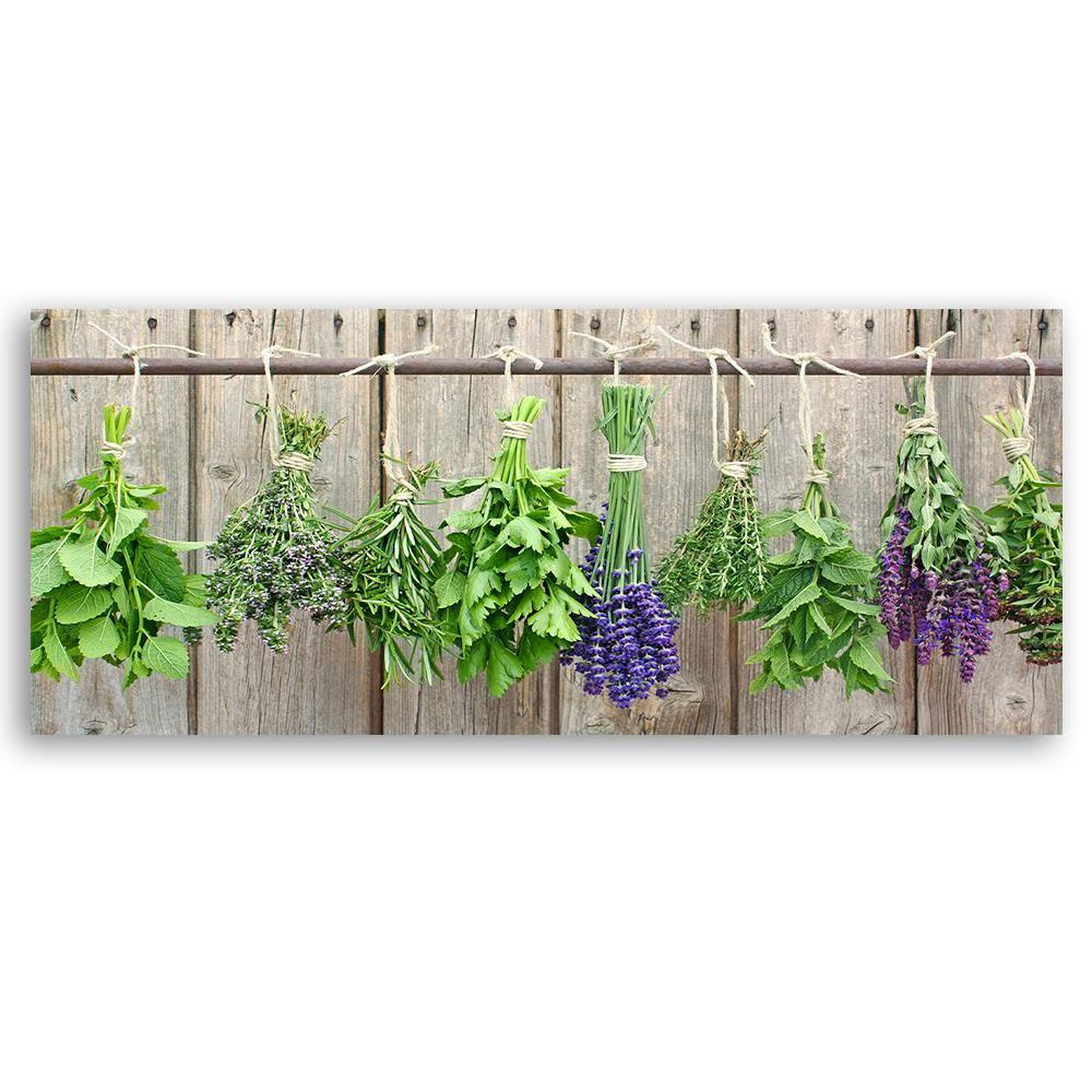 Feeby Feeby Canvas print, Herbs for drying