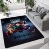 Модные коврики Demon Slayer, 3D печать, аниме, гостиная, спальня, большой мягкий ковер, милый напольный коврик для дома, детской комнаты