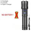 USB Rechargeable Flashlights Super Bright Portable Ultra Power Long Range Tactical Torch Lamp Outdoor Emergency Camping Lantern