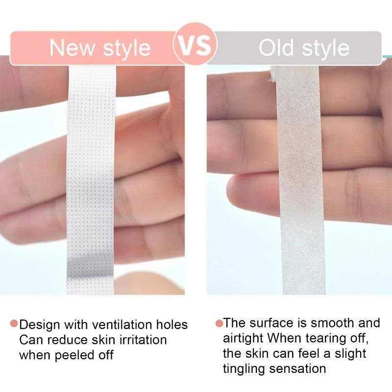 1.25cm*9m 2/3/1 Rolls Japanese Insulating Tape for Eyelash Extension Lint Free Under Eye Pads Breathable Non-woven Tape Paper Eyelash Patch