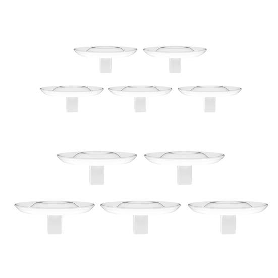 Плавающий держатель для цветочной композиции Прозрачная плавающая ваза для цветов Держатель для стеблей Плавающая мини-ваза для мисок Аквариумов Центральный элемент для обеденного стола