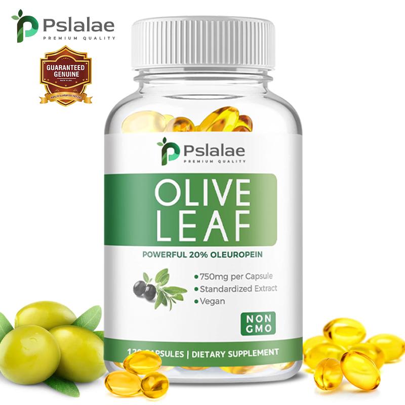 Pslalae - 750mg Olive Leaf Extract Capsules - Skin Health