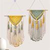 Colorful Handwoven Cotton Rope Tassels Wall Hanging Tapestry for Home Decoration Living Room or Bedroom Wall Pendant
