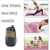 Non Slip Hot Yoga Towel Pilates Mat Yoga Blanket Sweat Absorbent Portable Fitness Meditation Mat Sports Workout Travel Blanket