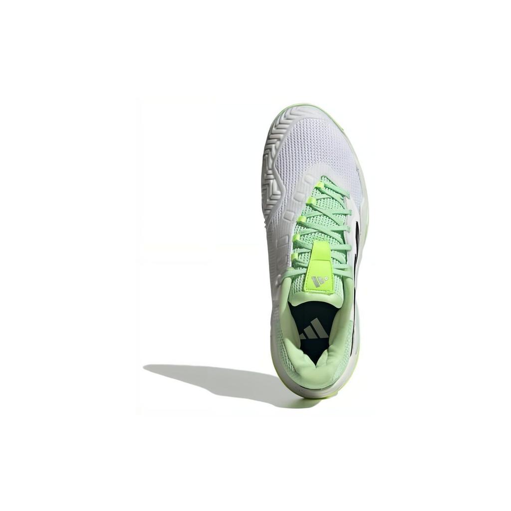adidas Мужские кроссовки Barricade 13 White Semi Green Spark Cloud-White Core-Black IG3114