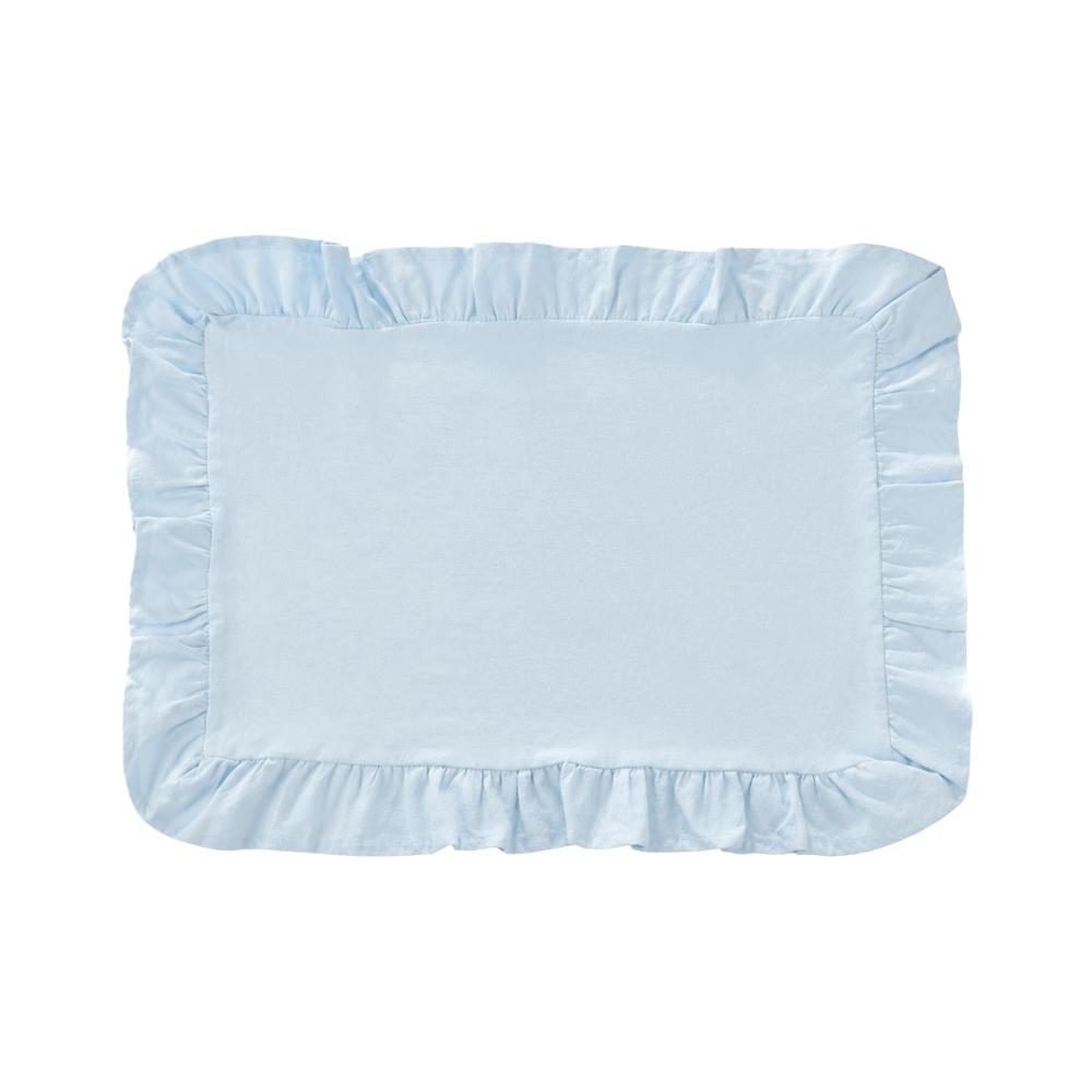 Ruffle Heat-Insulated Mat Stripe Grid Table Mat Washable Coaster  Breakfast