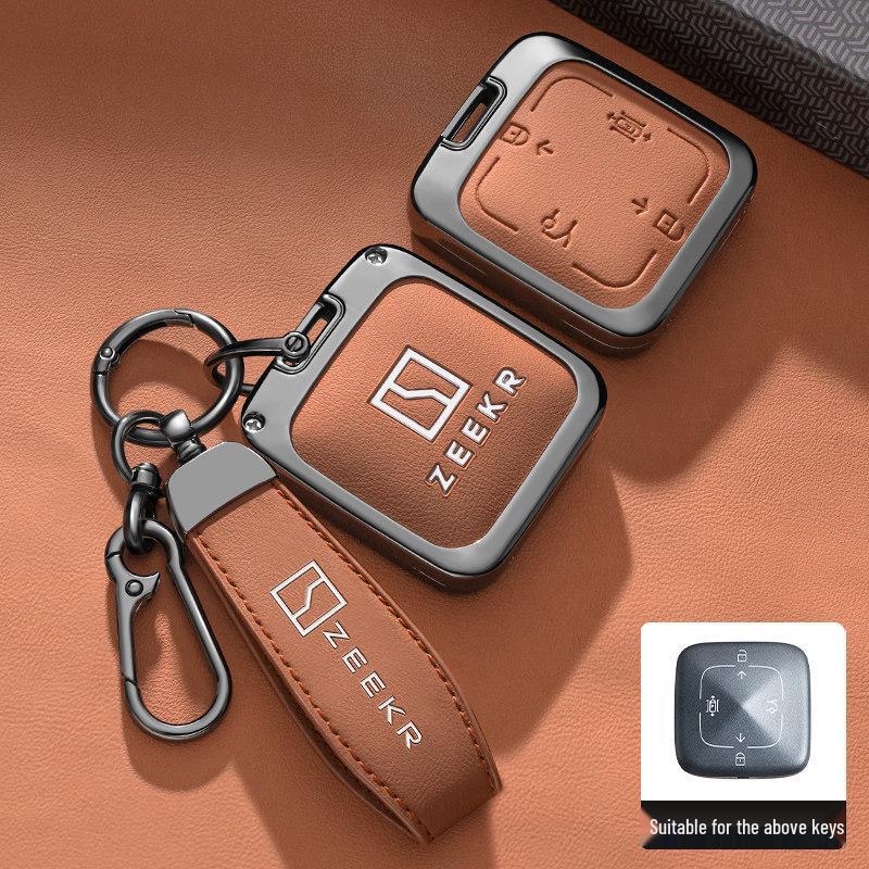 Bluetooth Брелок-Ключница для Zeekr JiKe 007 - Автоаксессуар, Чехол, Пряжка и Мужская Сумка