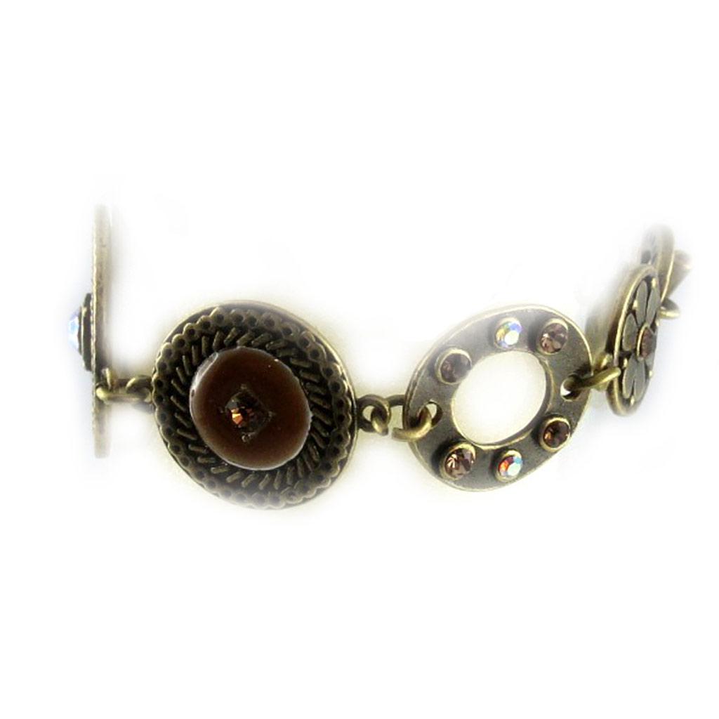 Les Trésors De Lily [E2566] — Коричневый дизайнерский браслет «Byzance»