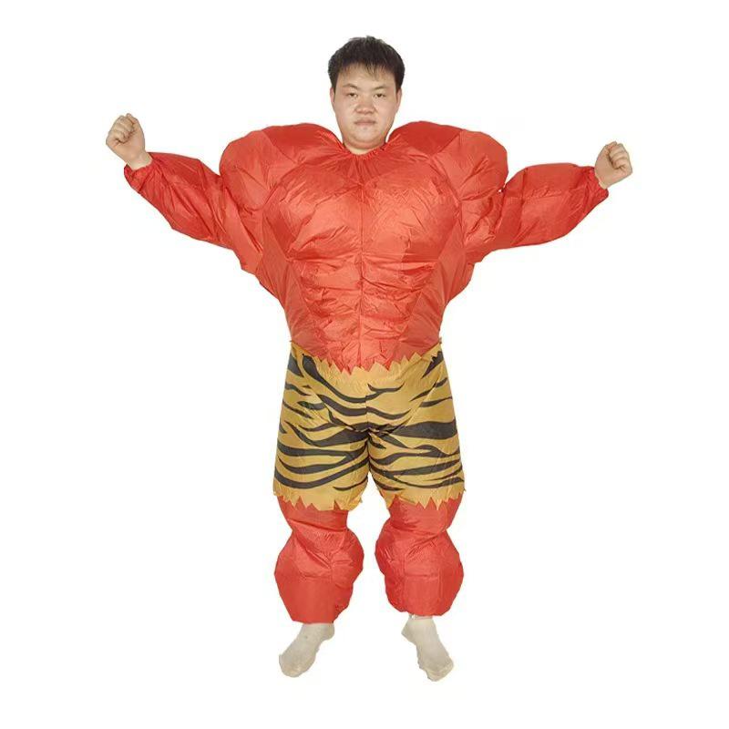 Надувной костюм толстого повара для трансграничной рождественской вечеринки