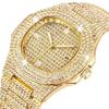 Diamond Watch Gold Plated Business Watch Stainless Steel Waterproof Woman Girl Quartz Watches
