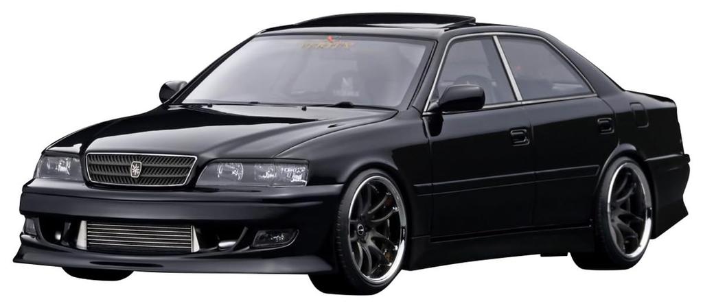 Ignition Model VERTEX JZX100 Chaser Black Finished Product 1/18