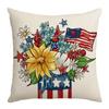 New Style Pillow Case Linen Print Decorative Holiday Sofa Bedside Pillow Case