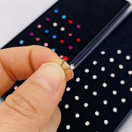 60 шт. костные шпильки для пирсинга, украшения, легкие и прочные кольца в носу из нержавеющей стали, модный аксессуар