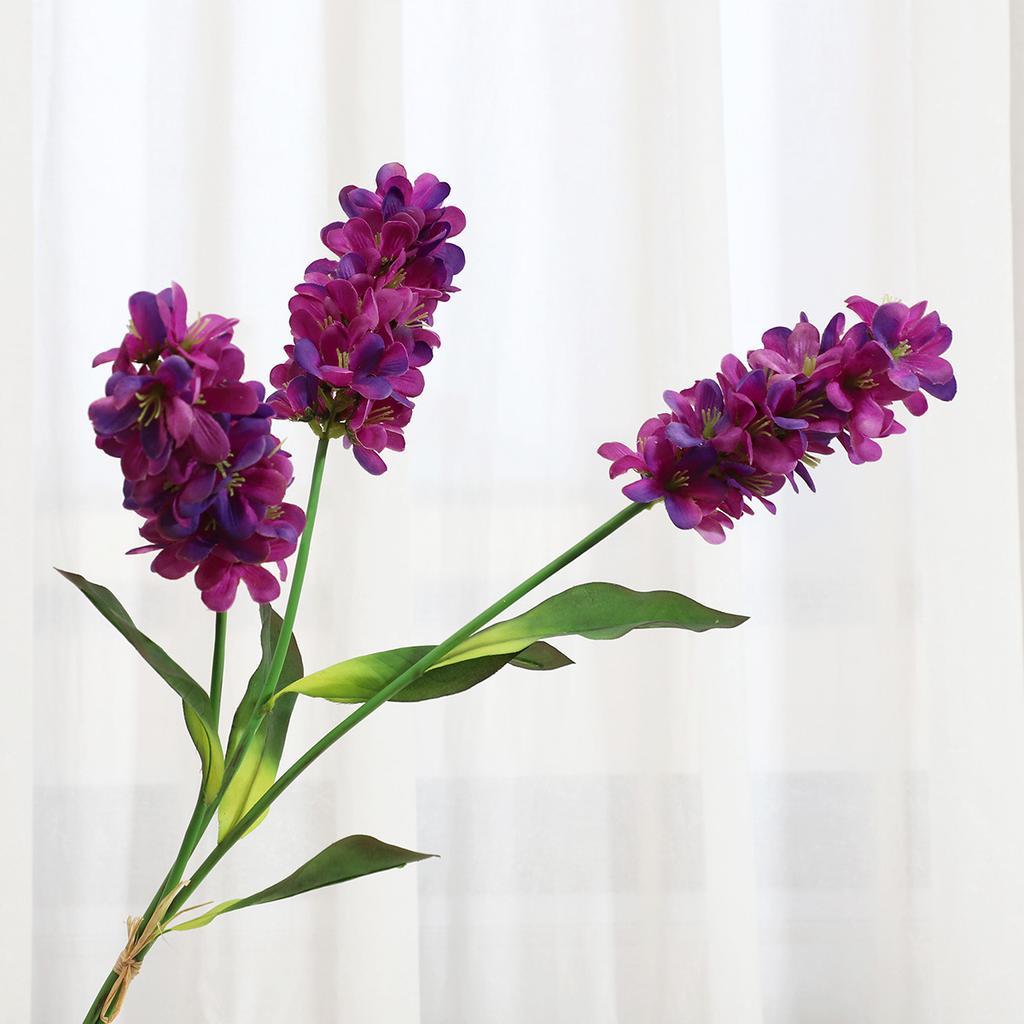 Simulation flower feel hyacinth bundle home living room entrance TV cabinet decoration fake flower ornament