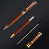 Офисная ручка для подписи Металлическая шариковая ручка Деревянная ручка для подписи Поворотная ручка для подписи Бизнес-ручка для подписи Пишите плавно Подарочная ручка
