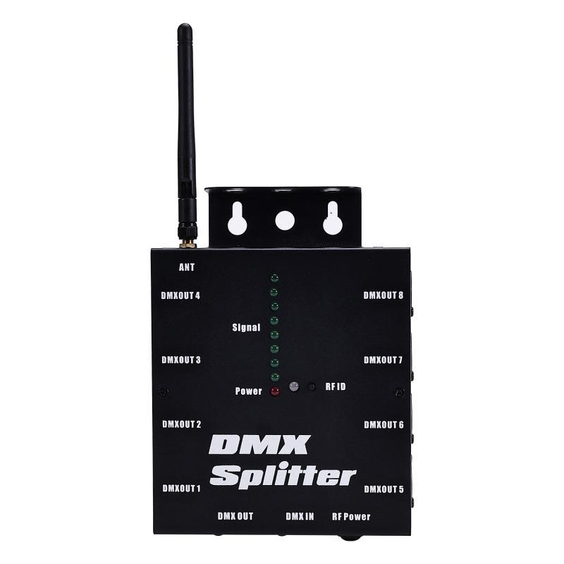 8-канальный беспроводной DMX512 усилитель и распределитель сигнала для сценического света