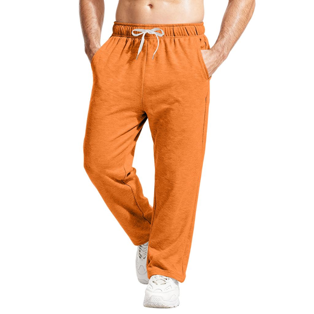 Men's Relaxed-Fit Casual Sweatpants With Stretch Waistband And Drawstring Yoga Pants