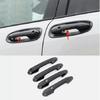 Carbon Fiber Door Handle Cover Trim For -2025 Toyota Sienna Accessories