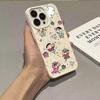 Озорной Син-чан Яблочный чехол для iPhone 17/14 Pro Max/15/13: Милый дизайн в стиле мультфильмов Японии и Кореи
