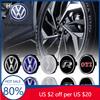 2026 Горячие Для VOLKSWAGEN VW 56/60/63/65/68мм 4ШТ Декоративные Наклейки-Значки Эмблемы На Ступицу Колеса Автомобиля Для Volkswagen VW GTI R Gol