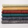 Polyester Cotton Yarn-Dyed Solid Color Linen-Like Fabric Sofa Towel & Tablecloth