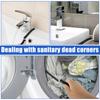 10 Piece Multifunctional Slit Brush Cleaning Brush Micro Door And Window Track Groove Slit Tube Cleaning Scrub Brush