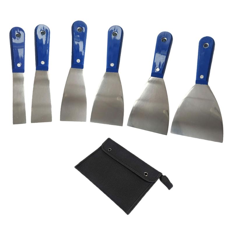 4/7 шт. Нож для шпаклевки Инструмент для удаления краски из нержавеющей стали Инструмент для резки ленты для ремонта гипсокартона Удаление обоев Нанесение