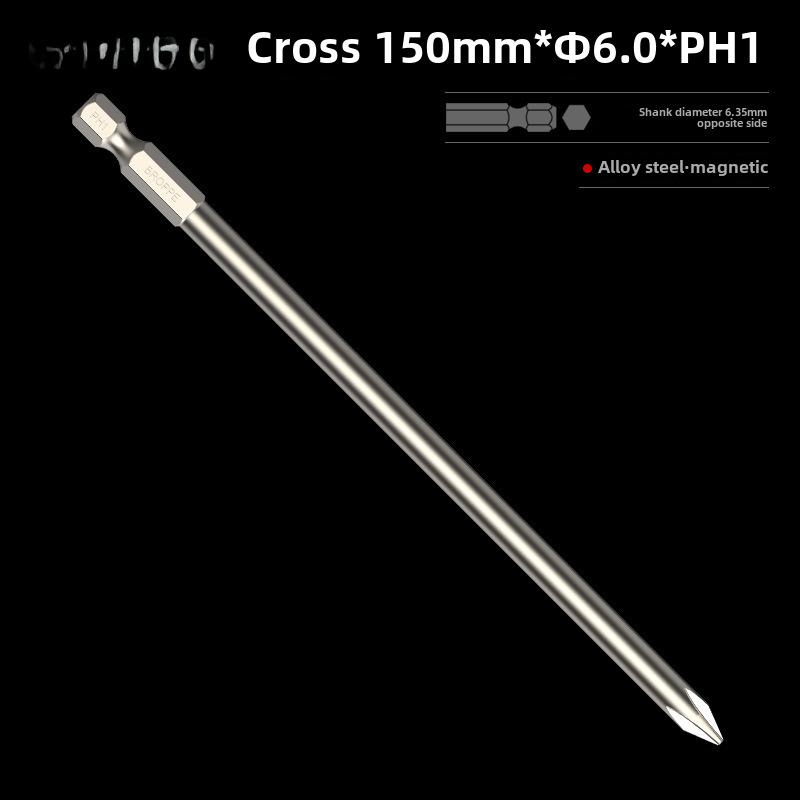 Магнитная крестовая отвертка BROPPE с электрической дрелью и пневматической насадкой