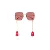 Gucci rimless oversized-frame sunglasses Women's GG1147S-005