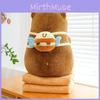 Tortoise Plush Capybara Stuffed Animal Travelfriendly With 2in1 Pillow Blanket