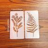18pcs DIY Floral Painting Stencils,Reusable Plastic Templates for Wood,Paper-Craft Supplies for Spray Painting and Doodling