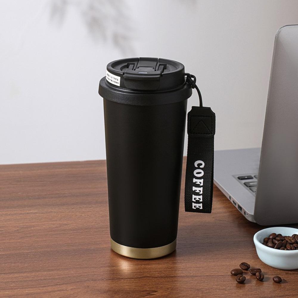 Double-layer Thermal Cup Large Capacity Insulated Cup New American Coffee Mug Travel