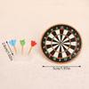 1Set 1:12 Dollhouse Miniature Darts Frisbee Sports Toys Set Mini Darts Frisbee Sports Set Model Home Outdoor Scene Accessories