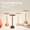 Светодиодная настольная лампа USB перезаряжаемая портативная сенсорная настольная ночная лампа для спальни ночник лампы для чтения декоративный свет