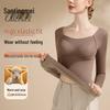 Женский термотоп Tingmei со встроенным бюстгальтером с подкладкой