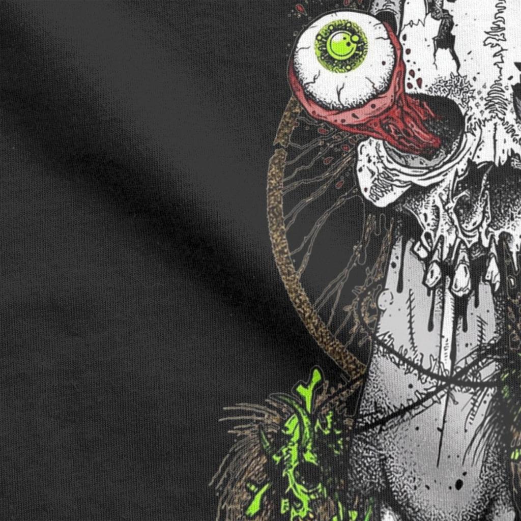 Men's T-Shirts Carcass Funny Pure Cotton Tee Shirt Short Sleeve T Shirts Round Neck Clothes 4XL 5XL