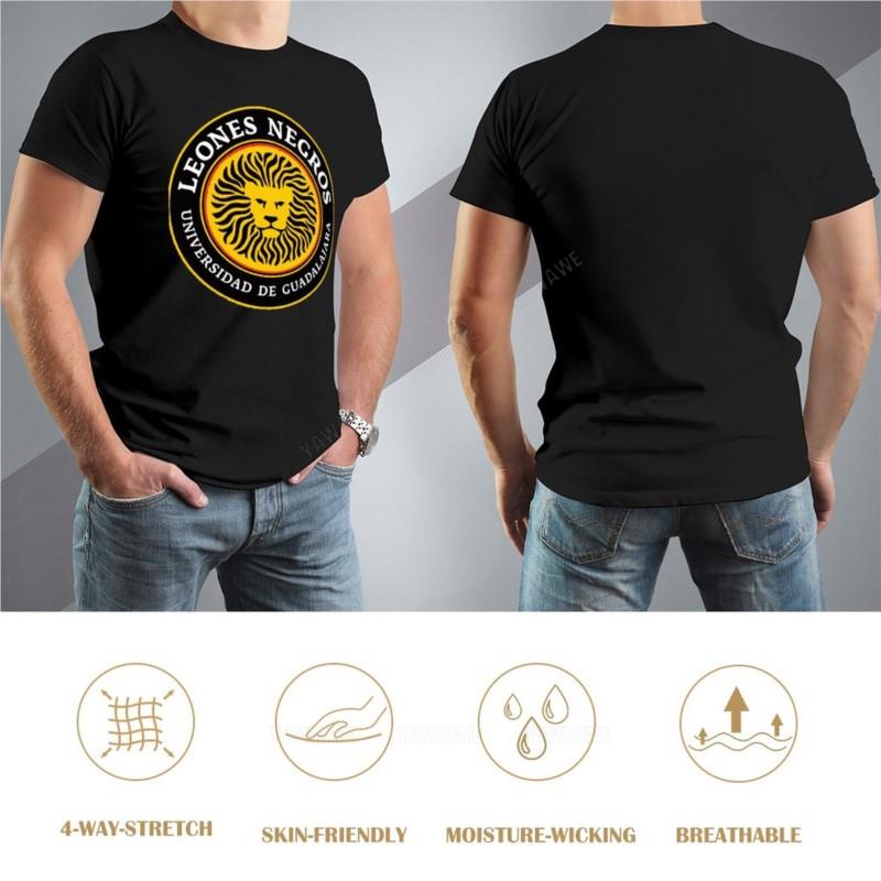 Leones Negros - UdeG - Клуб Университет Гвадалахары, из Мексики Футболка Футболка футболки большого размера мужские футболки набор