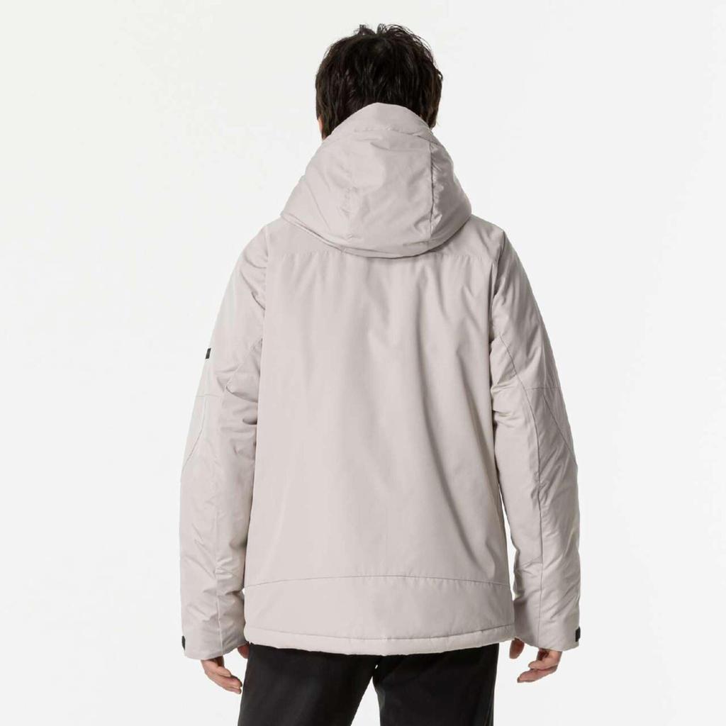 Mizuno Techfill Breath Thermo Training Cloud Beige Coat, Water-Repellent, Moisture-Wicking, Heat-Retaining, Washable, Windproof, 32MEB552,