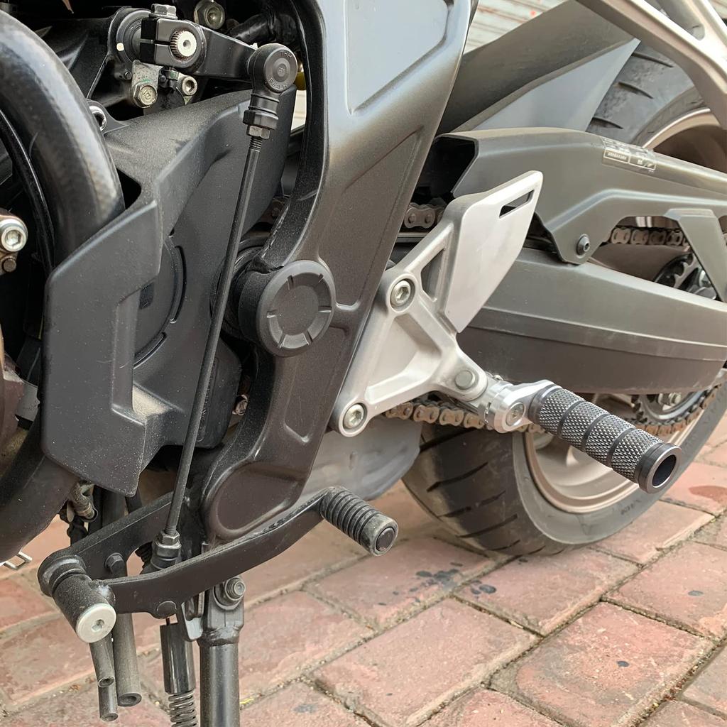 Регулируемый комплект подножек LEDISHUN для Suzuki GSX250R GSR250 Jixer 150 Jixer 250 Jixer SF250 V-Strom 250 Все годы (титан)