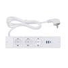 Встраиваемая сетевая планка 3 розетки 2 порта USB A 1 порт USB C PD20W Настольная розетка со шнуром 1,5 м Стандартная