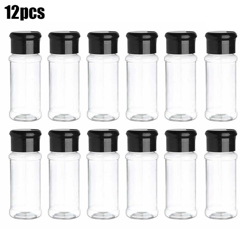 Pepper Container Storage Container Black 100ml Space Saving Restaurant