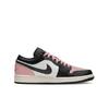 Jordan Air Jordan 1 Устойчивые к истиранию Низкие Скейтбордические кроссовки Унисекс Черный Белый Розовый 553560-081(Команда577-)
