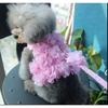 Floral Dog Harness With Leash Small To Medium Dogs Breathable Mesh Vest Walks