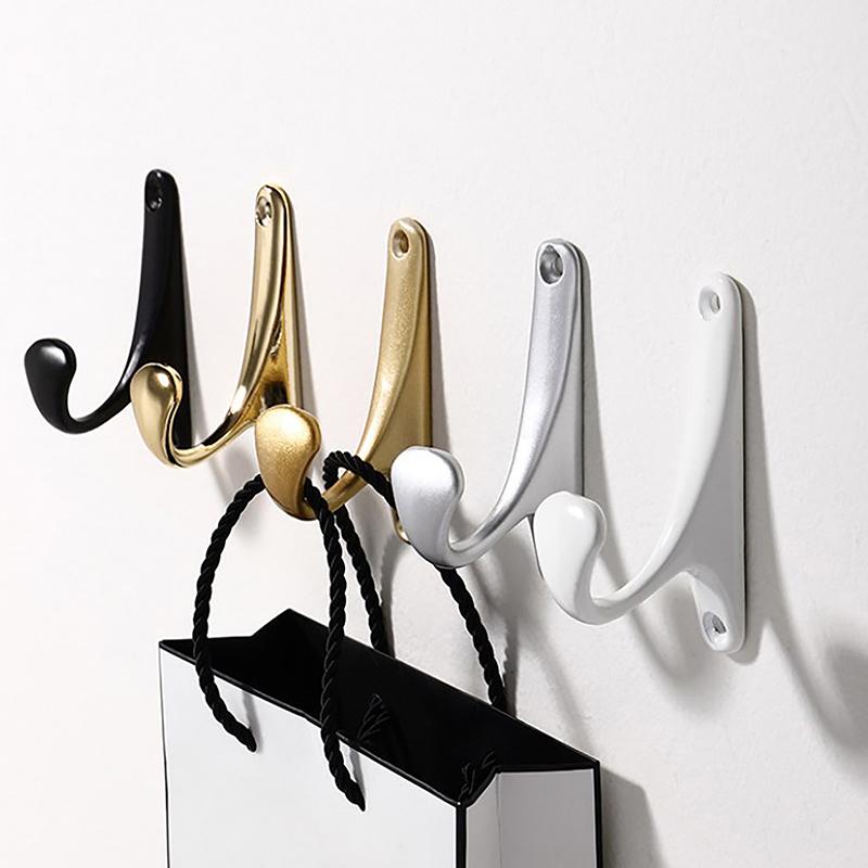 Современный скандинавский светлый роскошный алюминиевый сплав новый подвесной крючок для ванной комнаты, гардеробная дверь, настенный крючок для одежды и гардероба