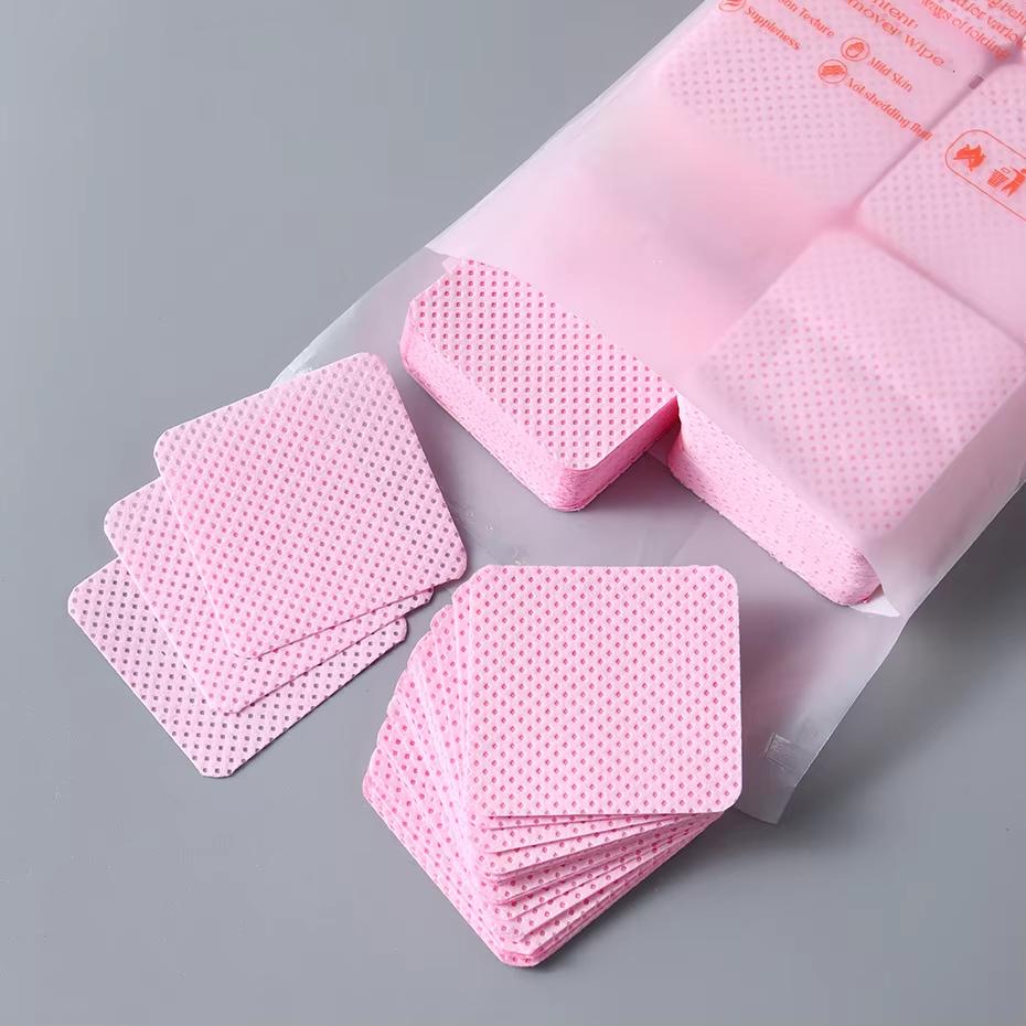 Безворсовая жидкость для снятия лака с ногтей Ватные салфетки Очиститель для снятия УФ-геля Бумажный тампон Чистка лака для ногтей Инструменты для маникюра