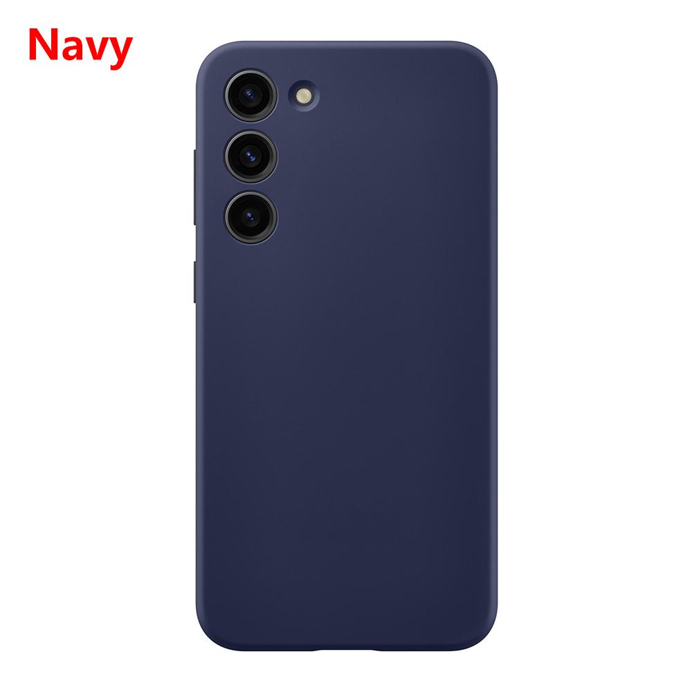 Оригинальный силиконовый чехол для Samsung GALAXY S23 S23 + S23 Plus S23 5G, мягкий противоударный чехол для телефона