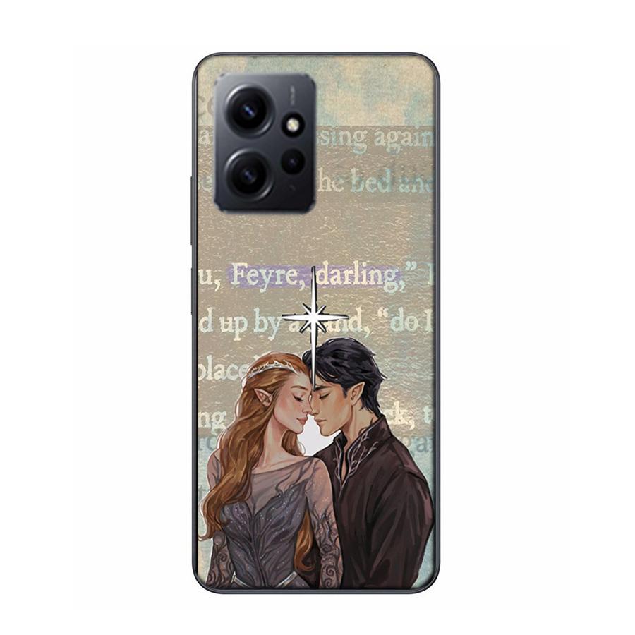 Чехол для телефона Acotar A Court of Mist and Fury Для Redmi 12 13C 12C 15C 9 10 10C Note 13 Pro Plus 14 15 Pro 9T 9C 9A Мягкий чехол из ТПУ